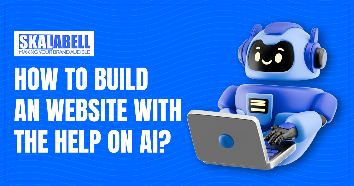 Build an website with the help on AI